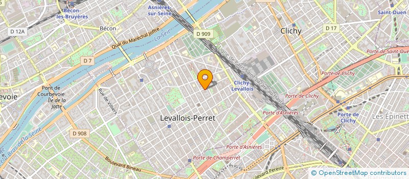 localisation de l'entreprise THERABEL INDUSTRIES SA à LEVALLOIS-PERRET