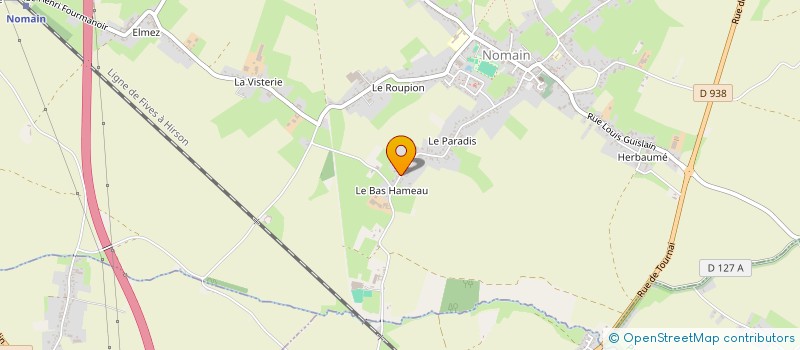 localisation de l'entreprise THERAC à NOMAIN