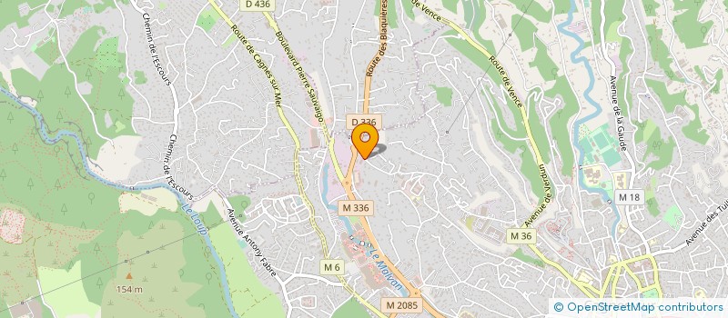 localisation de l'entreprise THERADIS PHARMA à CAGNES-SUR-MER