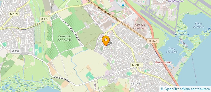 localisation de l'entreprise THERALAO à PEROLS