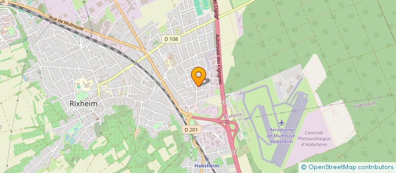 localisation de l'entreprise THERALIS SOLUTIONS à RIXHEIM