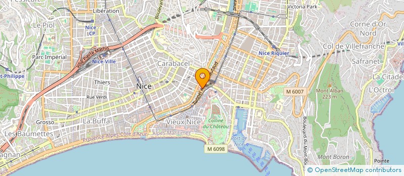 localisation de l'entreprise THERALLO  NICE