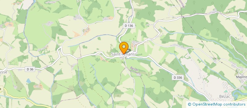 localisation de l'entreprise THERAMALOU à BEZAC