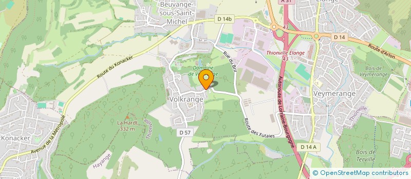 localisation de l'entreprise THERAMANO à THIONVILLE