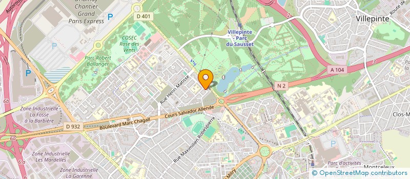 localisation de l'entreprise THERANNE TAXIS à AULNAY-SOUS-BOIS