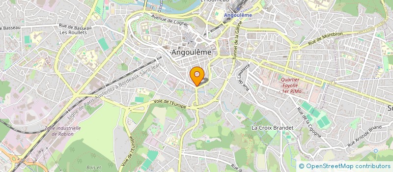 localisation de l'entreprise THERAPEIA AVLC à ANGOULEME