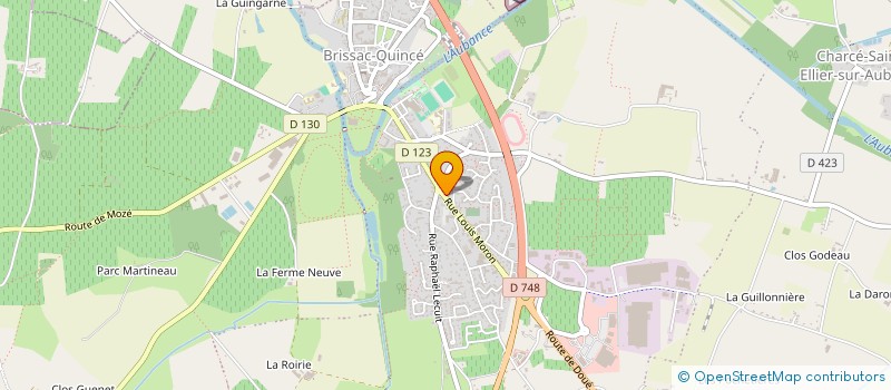 localisation de l'entreprise THERAPEUTES LOUIS MORON à BRISSAC LOIRE AUBANCE