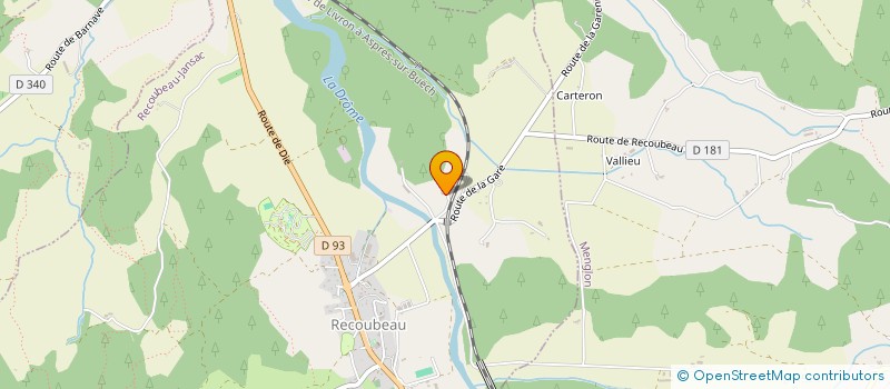 localisation de l'entreprise THERAPIA  RECOUBEAU-JANSAC