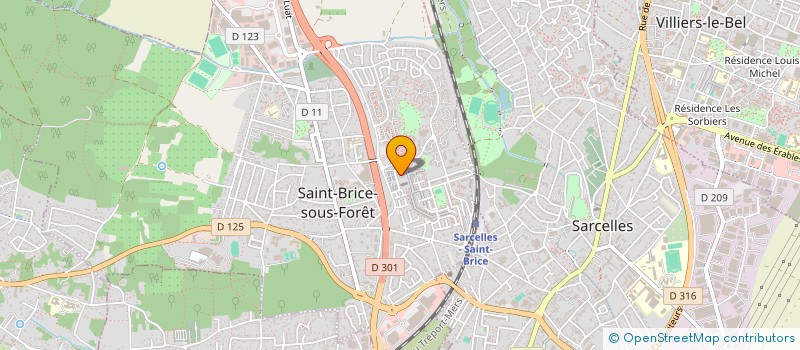 localisation de l'entreprise THERAPIE COACHING FOR YOU  SAINT-BRICE-SOUS-FORET