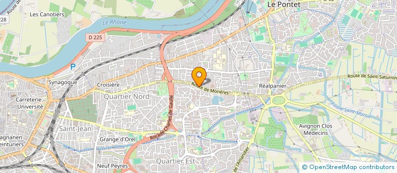 localisation de l'entreprise THERAPIE IMAGETIQUE FRANCE  AVIGNON