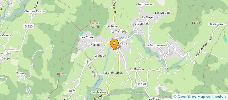 localisation de l'entreprise THERAPIE VIUZ-EN-SALLAZ  BOGEVE