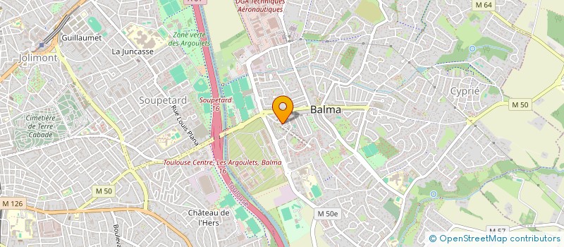 localisation de l'entreprise THERAPIES SPORT & SANTE  BALMA