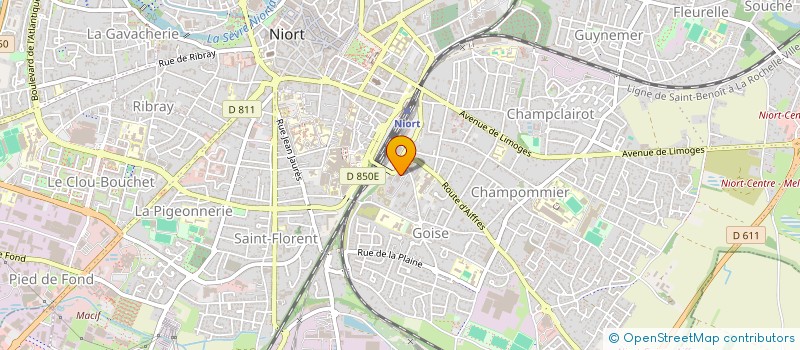 localisation de l'entreprise THERAPOLE  NIORT