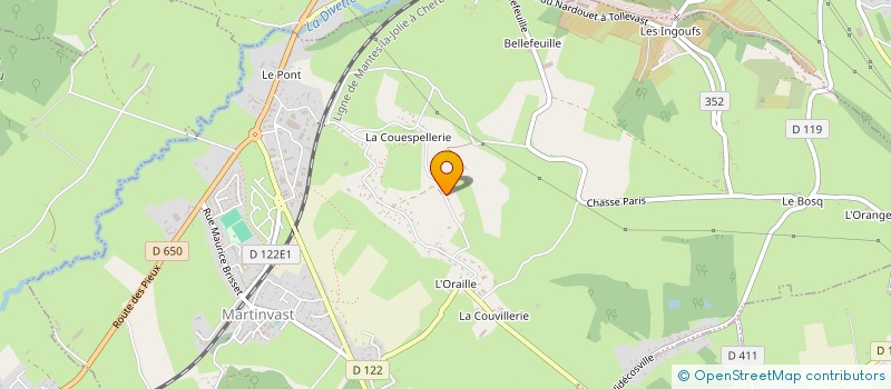 localisation de l'entreprise THERAPSY  MARTINVAST