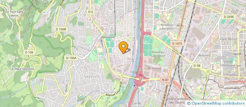 localisation de l'entreprise THERAPSY SV  SEYSSINS
