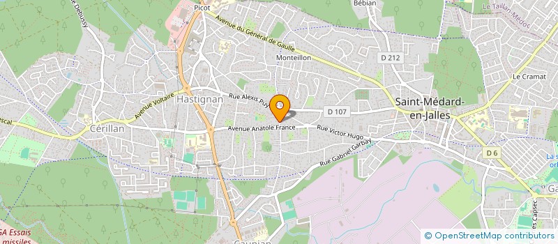 localisation de l'entreprise THERAPY CLUB  SAINT-MEDARD-EN-JALLES