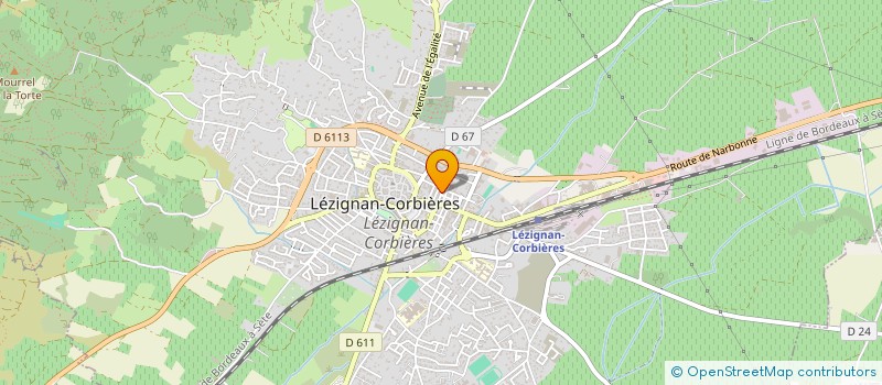 localisation de l'entreprise THERAPY EVOLUTION à LEZIGNAN-CORBIERES