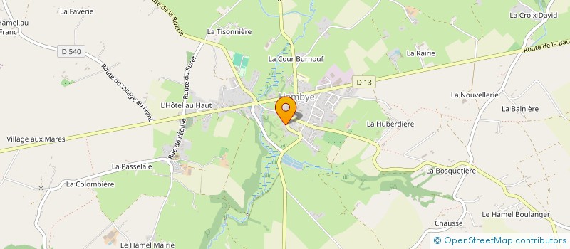 localisation de l'entreprise THERAPY FRIENDS  HAMBYE