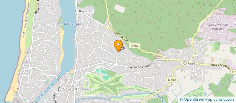 localisation de l'entreprise THERAPY GOLF CLUB  SOORTS-HOSSEGOR