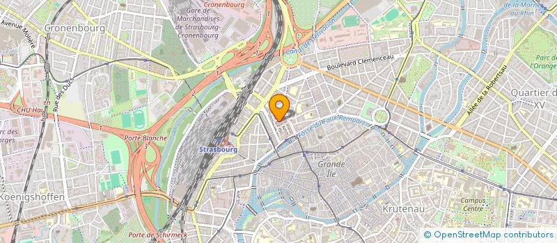 localisation de l'entreprise THERASCAPE à STRASBOURG