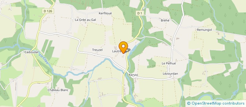 localisation de l'entreprise THERAUD à PLUMELEC
