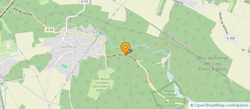 localisation de l'entreprise THERE WILL BE ART  AUFFARGIS