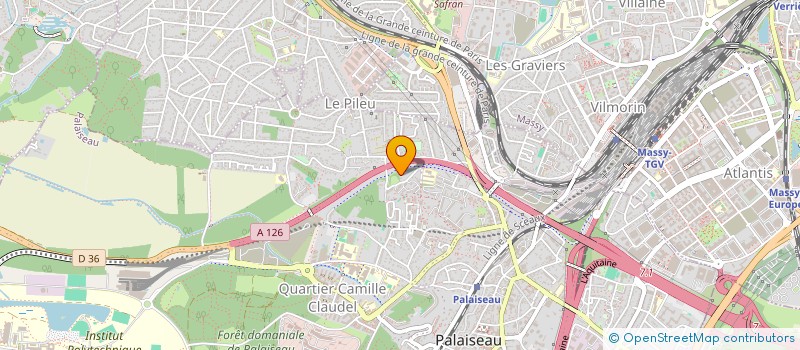 localisation de l'entreprise THEREGWA à PALAISEAU