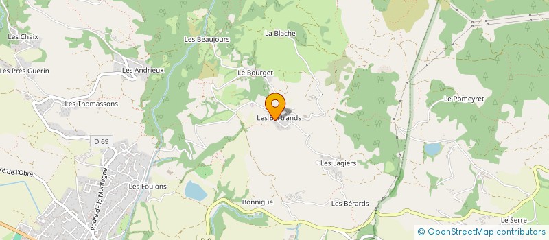 localisation de l'entreprise THERENO à CHORGES