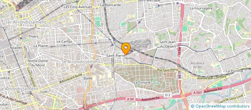 localisation de l'entreprise THERESE AUDE à MARSEILLE