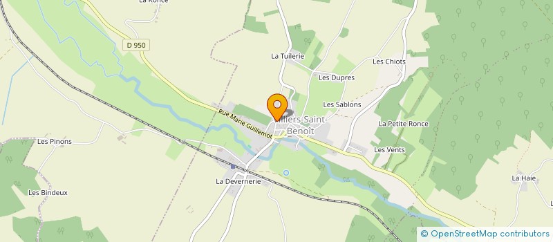 localisation de l'entreprise THERESE BRELAUD  VILLIERS-SAINT-BENOIT