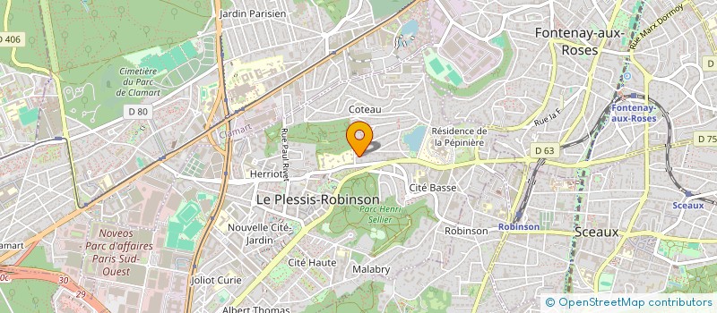 localisation de l'entreprise THERESHEGOES à LE PLESSIS-ROBINSON