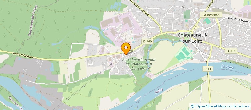localisation de l'entreprise THERET FAMILY  CHATEAUNEUF-SUR-LOIRE