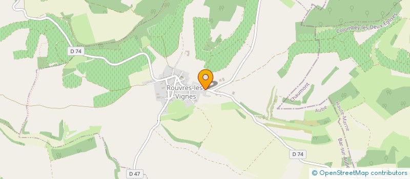 localisation de l'entreprise THERET P - FALMET M FILLE ET FILS à ROUVRES-LES-VIGNES