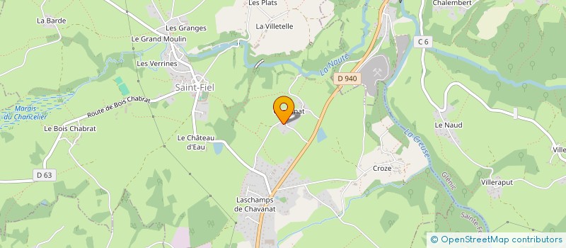 localisation de l'entreprise THEREZE à SAINT-FIEL