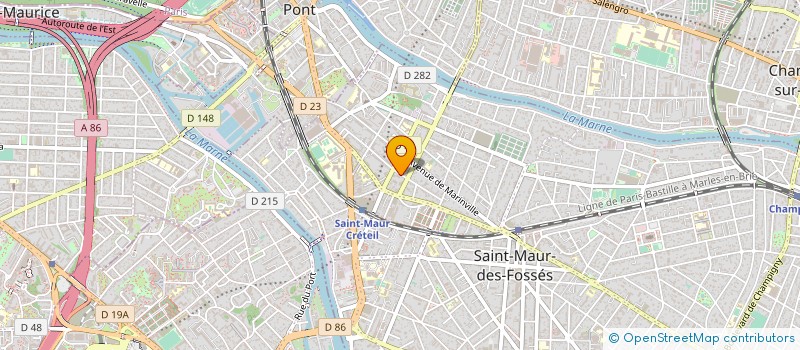 localisation de l'entreprise THERIAMIS à SAINT-MAUR-DES-FOSSES