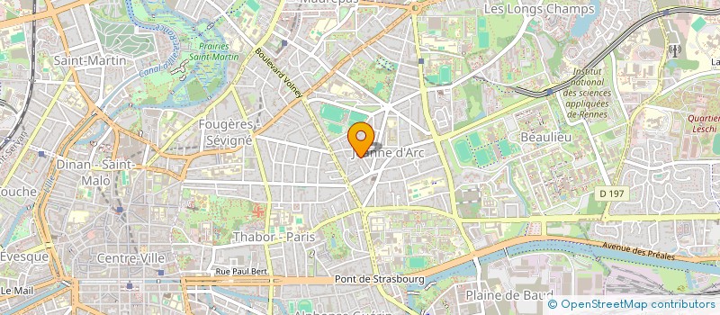 localisation de l'entreprise THERIN  RENNES