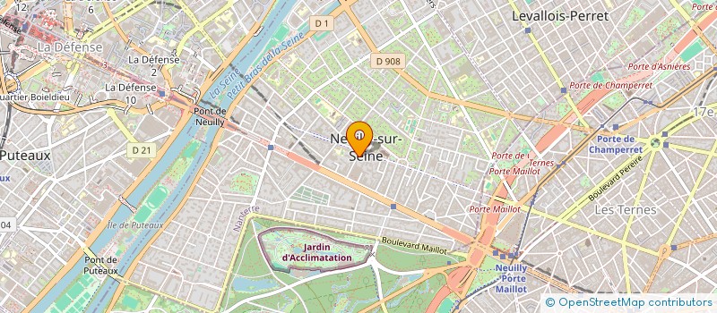 localisation de l'entreprise THERIS à NEUILLY-SUR-SEINE