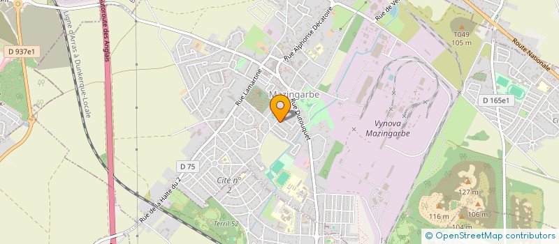 localisation de l'entreprise THERM'AVENIR  MAZINGARBE