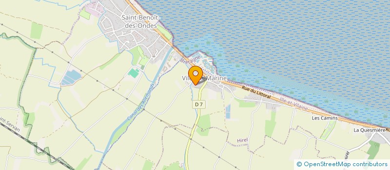 localisation de l'entreprise THERM & EAU  HIREL