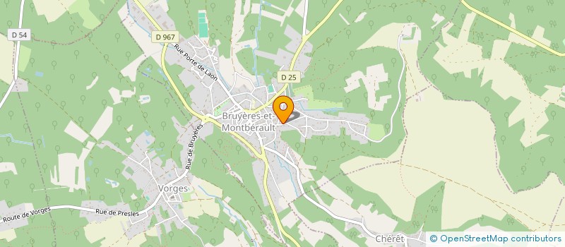 localisation de l'entreprise THERM ECO à BRUYERES-ET-MONTBERAULT
