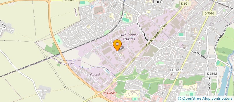 localisation de l'entreprise THERM ' ELEC à MAINVILLIERS