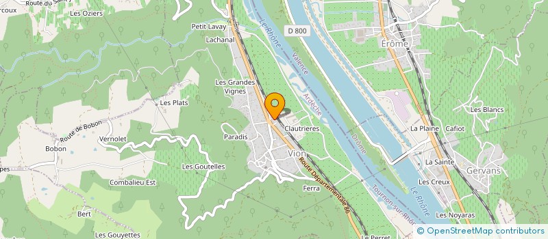 localisation de l'entreprise THERM EMBALL à VION