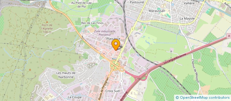 localisation de l'entreprise THERM ET CO à NARBONNE