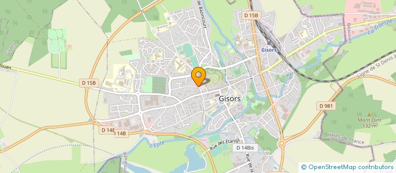 localisation de l'entreprise THERM'INOVA à EVREUX