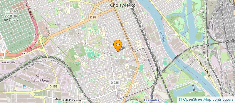 localisation de l'entreprise THERMA-FLOW à CHOISY-LE-ROI