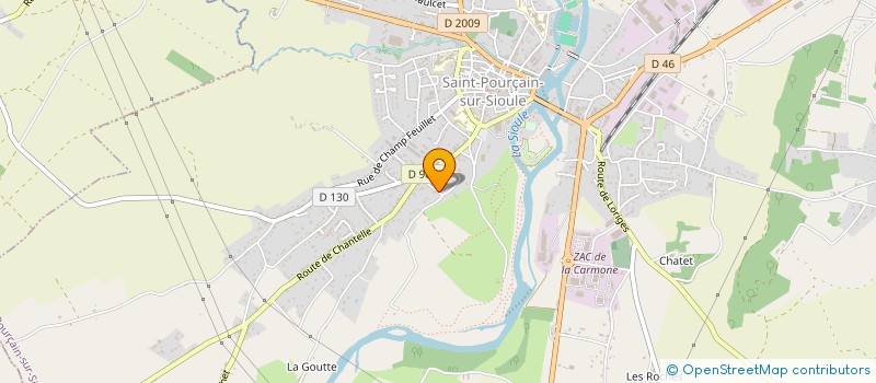 localisation de l'entreprise THERMACLIM AUVERGNE à SAINT-POURCAIN-SUR-SIOULE