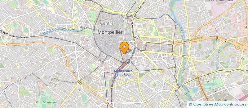 localisation de l'entreprise THERMAE à MONTPELLIER