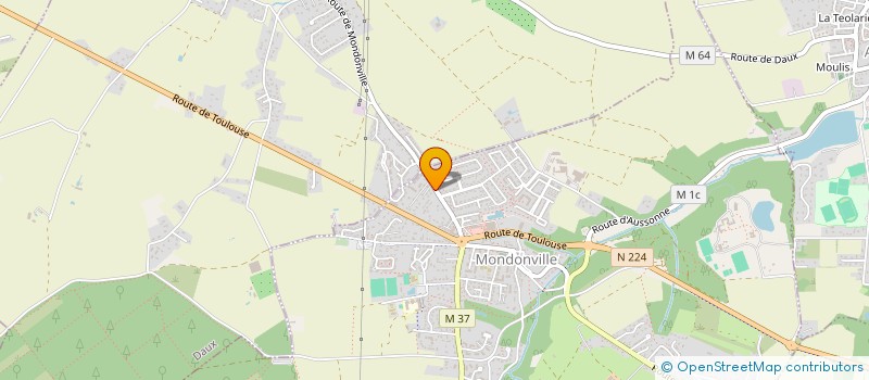 localisation de l'entreprise THERMAE  MONDONVILLE