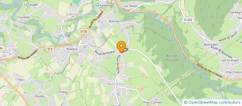 localisation de l'entreprise THERMALPES  FILLINGES