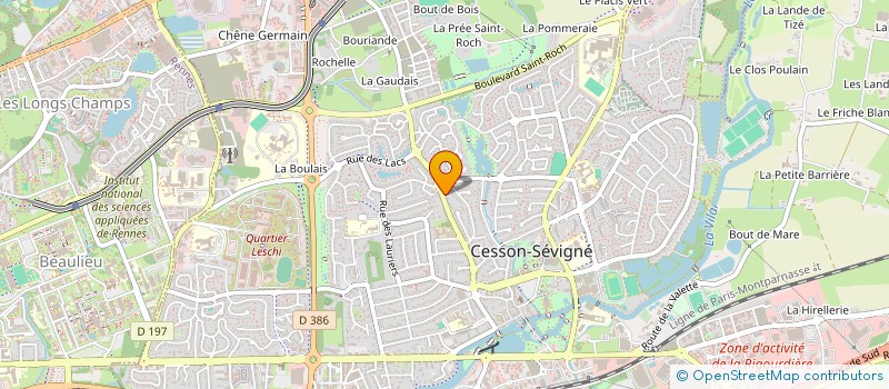 localisation de l'entreprise THERMALPHA  CESSON-SEVIGNE